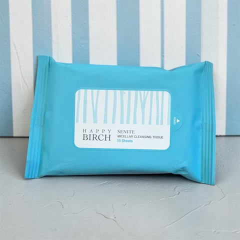 Senite Happy Birch Micellar Cleansing Tissue 15 Sheets
